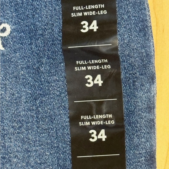 jcrew full length slim wide leg jean nwt - Picture 4 of 6